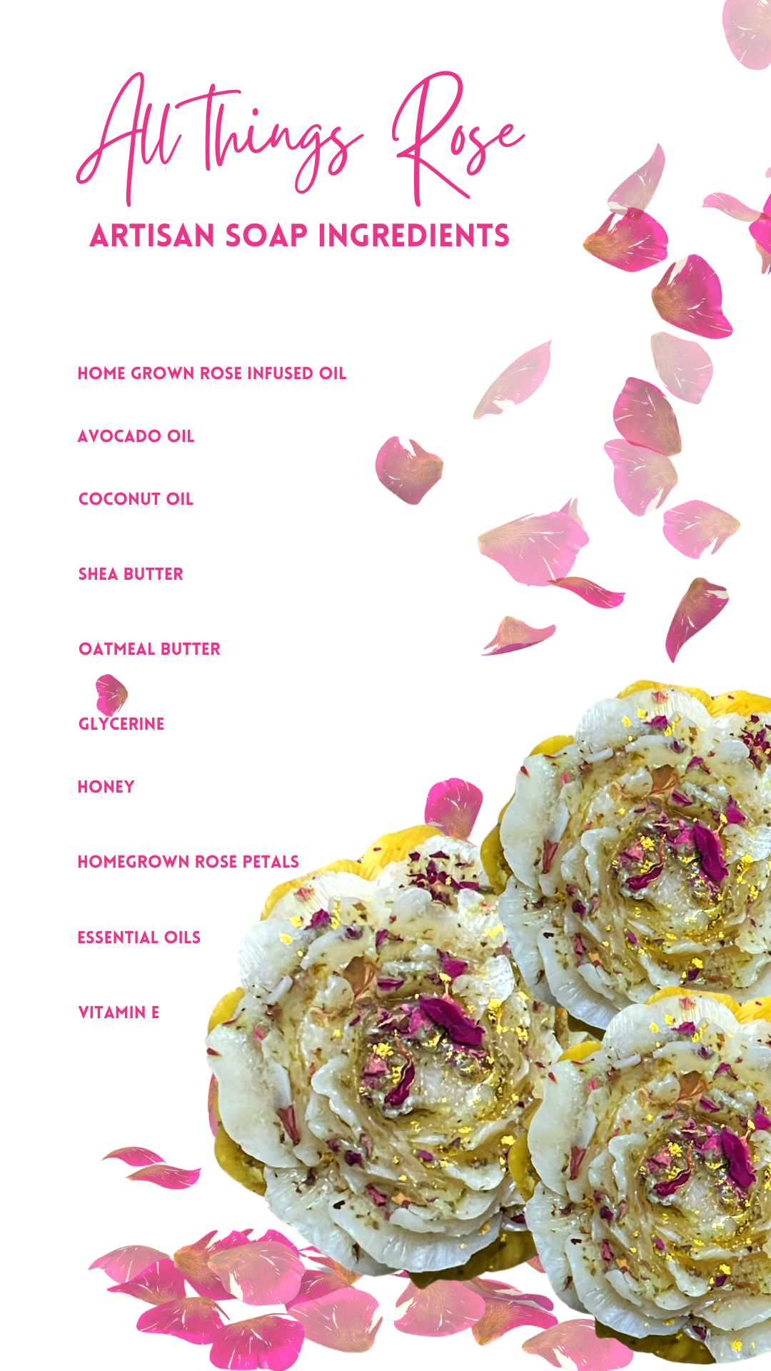 All about Rose Artisan Soap